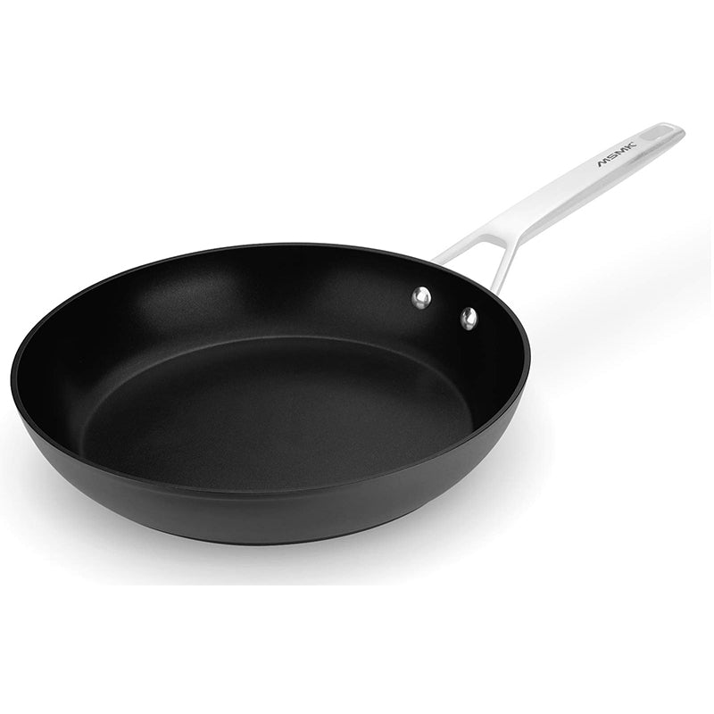 MsMk 12 inch Large Nonstick Frying Pan with Lid, Carbonize also 12